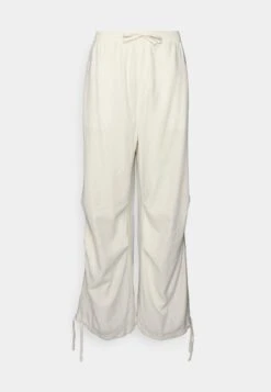 YOURTURN Genderless Parachute Unisex - Trousers - White -Yourturn e139fd63cae746a1b32af638a2d54d38