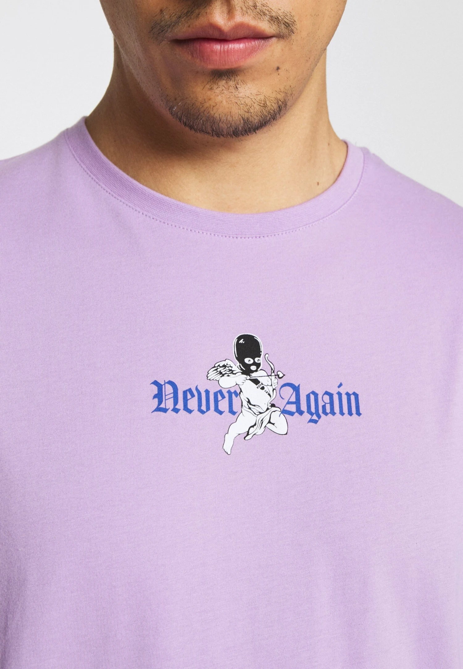 YOURTURN Oversize Unisex - Print T-Shirt - Lilac 8 YOURTURN Oversize Unisex - Print T-Shirt - Lilac - Image 6