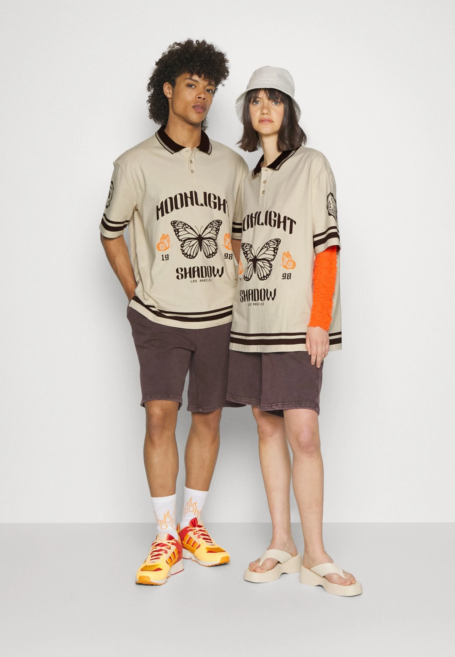 YOURTURN Unisex - Polo Shirt - Off-White 4 YOURTURN Unisex - Polo Shirt - Off-White - Image 2