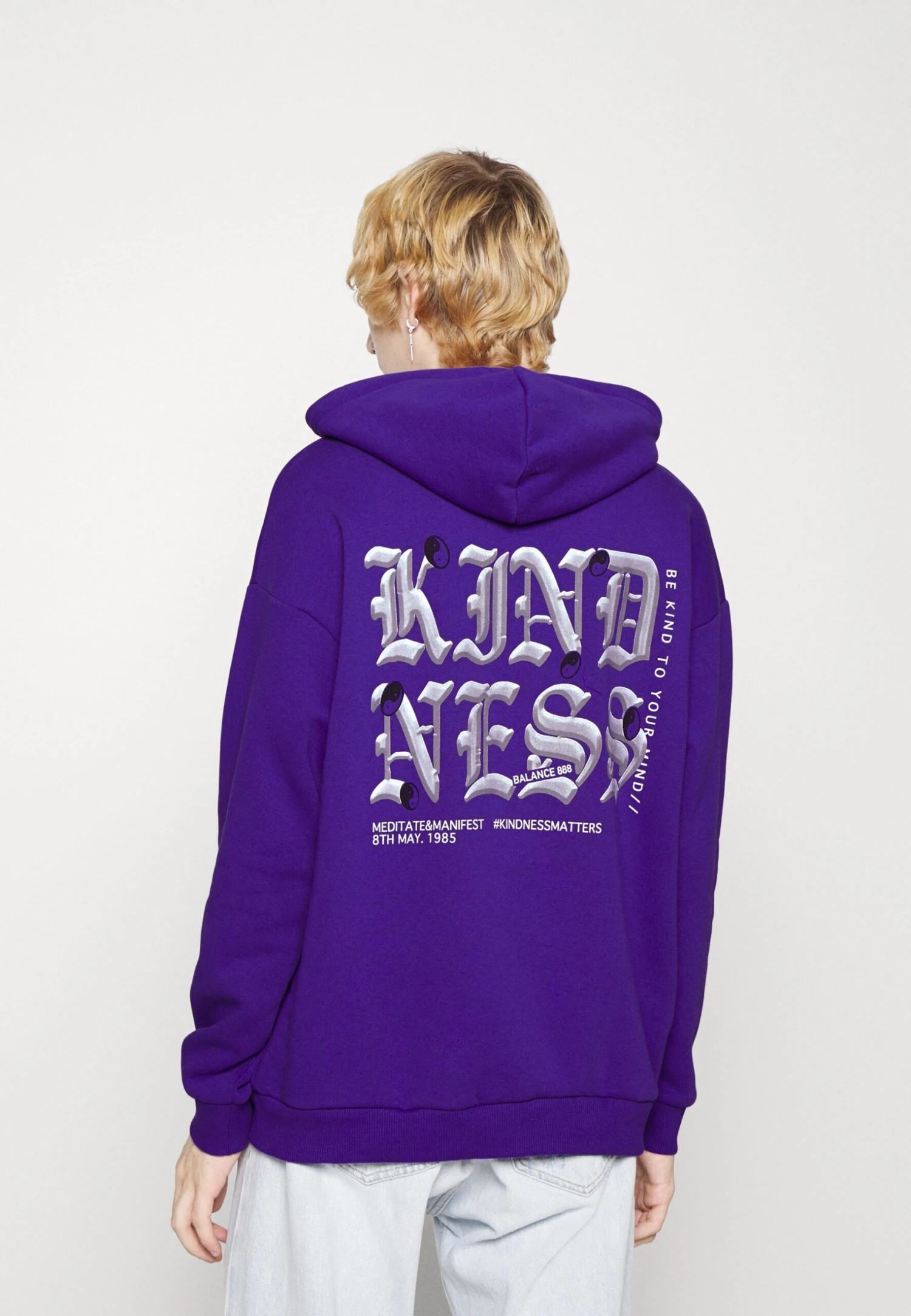 YOURTURN Kindness Hoodie - Sweatshirt - Purple 3 YOURTURN Kindness Hoodie - Sweatshirt - Purple