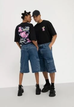 YOURTURN Unisex - Denim Shorts - Blue Denim -Yourturn ecd6436b78e940a48a045c4ddc53236b