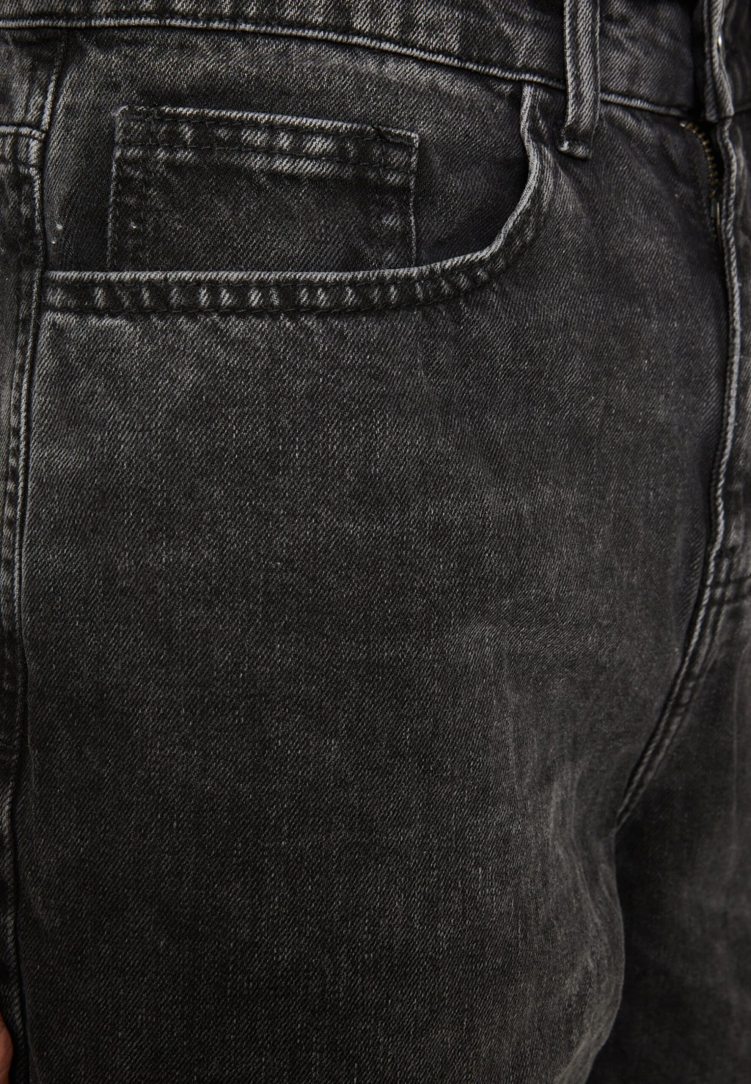 YOURTURN Unisex - Relaxed Fit Jeans - Black 6 YOURTURN Unisex - Relaxed Fit Jeans - Black - Image 4