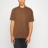 YOURTURN Unisex - Basic T-Shirt - Brown 2 YOURTURN Unisex - Basic T-Shirt - Brown -Yourturn f6d7f0c6a44544beafa05cdb09e16cf0