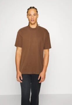 YOURTURN Unisex - Basic T-Shirt - Brown